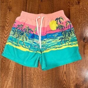 Tropical Print Swim Shorts